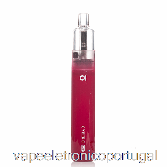 Vape Eletrônico Aspire Cyber G Slim Pod Sistema Violeta Vermelho